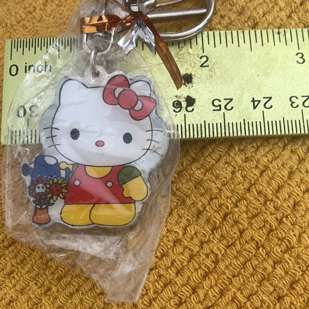 Hello Kitty Keychain with Red Bow